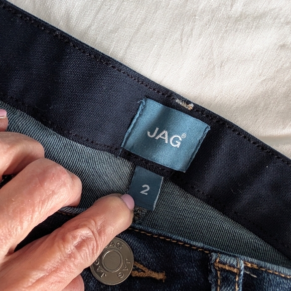 Jag Jeans Dark Blue Straight Leg Denim - Picture 3 of 5